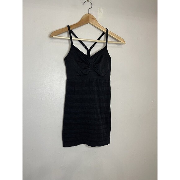 Lululemon Dark Gray Spaghetti Strap Tank w/ Built In Bra Womens XS/S - Picture 2 of 6